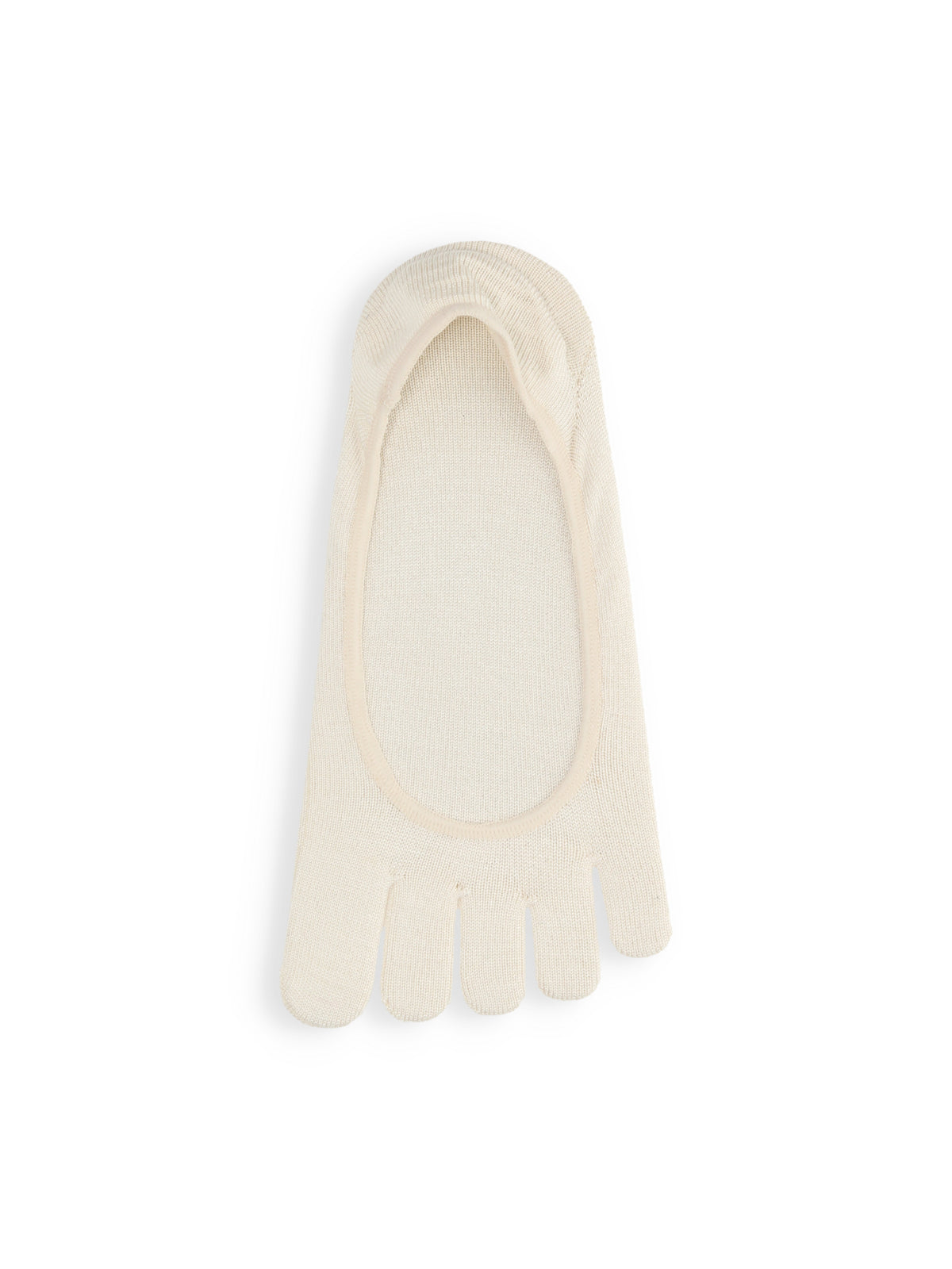 【絹肌Labo】シルク混 五本指カバーソックス / 浅履きタイプ / 22.5-24.5cm