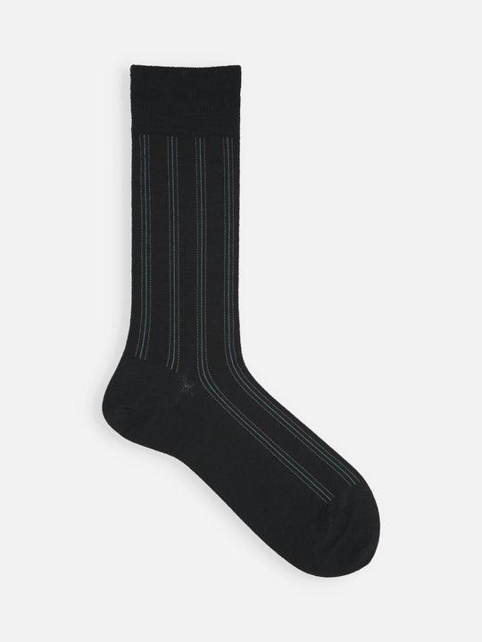 【Tabio MEN】ウールナイロンストライプソックス(27.0~29.0cm)