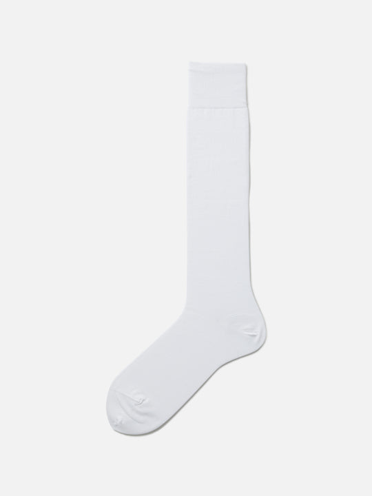 【Tabio MEN】<冠婚葬祭にも>ピマコットンブレンド無地ロングホーズ(27.0~29.0cm)