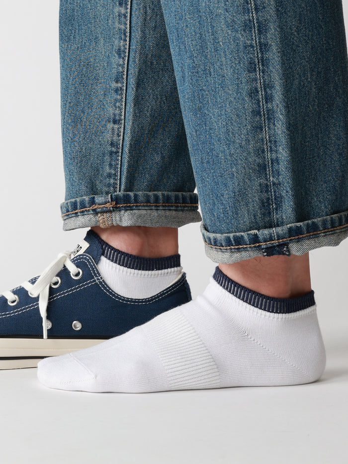 【Tabio MEN】定番/サポート入り2枚重ねスニーカー丈ソックス(25.0~27.0cm)