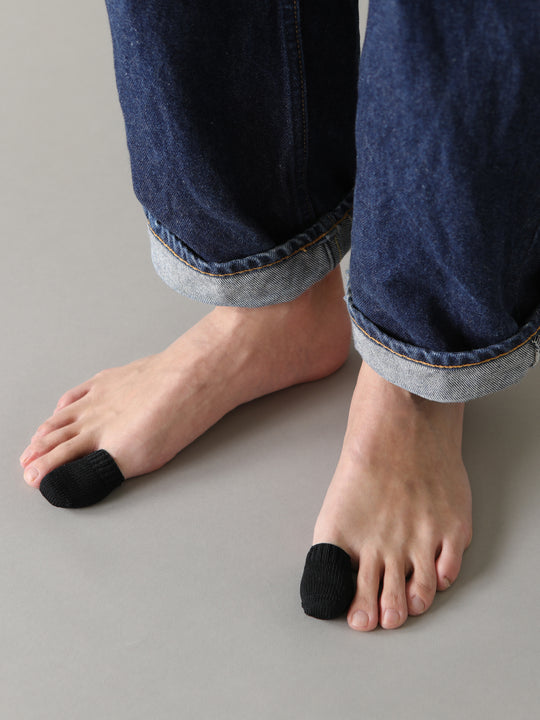 【整脚Labo】メンズ/コットン混 親指サック 2P(4枚)入り