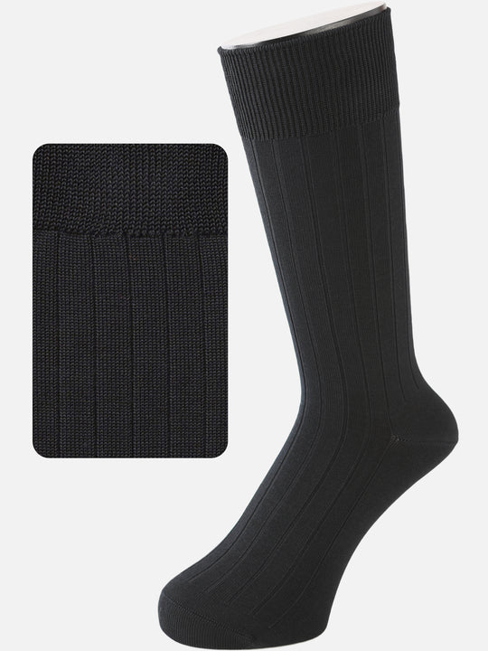 【Tabio MEN】9×2太リブソックス(23.0~25.0cm)