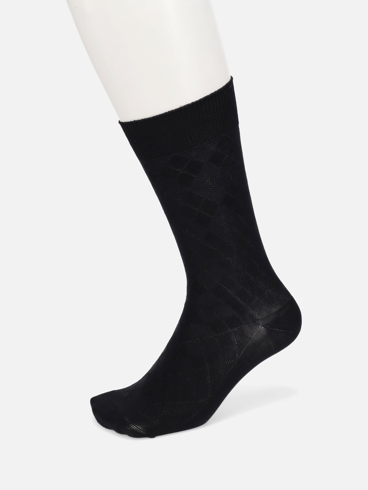 【Tabio MEN】NEWリンクス総ダイヤレギュラー丈ソックス(27.0~29.0cm)