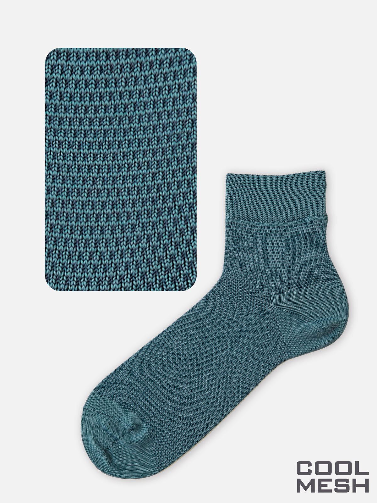 【Tabio MEN】消臭+COOLMESHショート丈ソックス