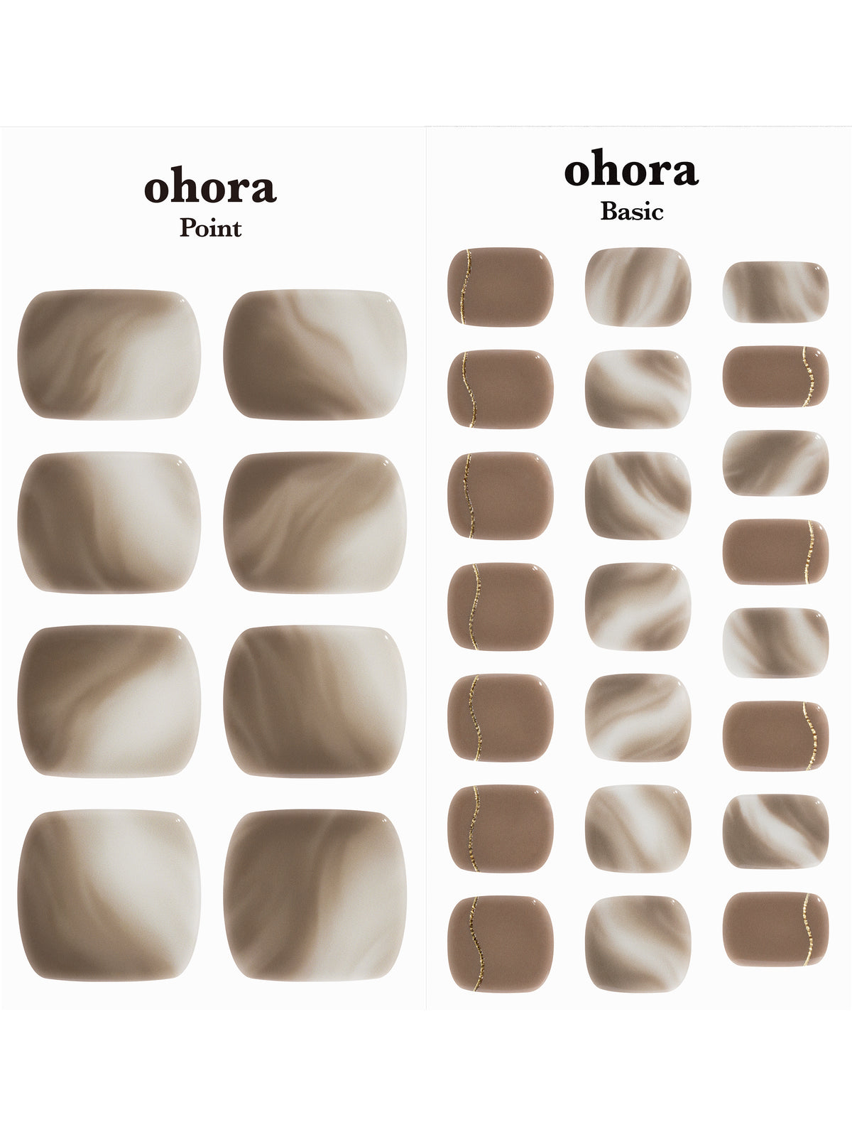 【通常価格より20%OFF】ohora(オホーラ)×靴下屋 WEB限定セット <ベージュ>