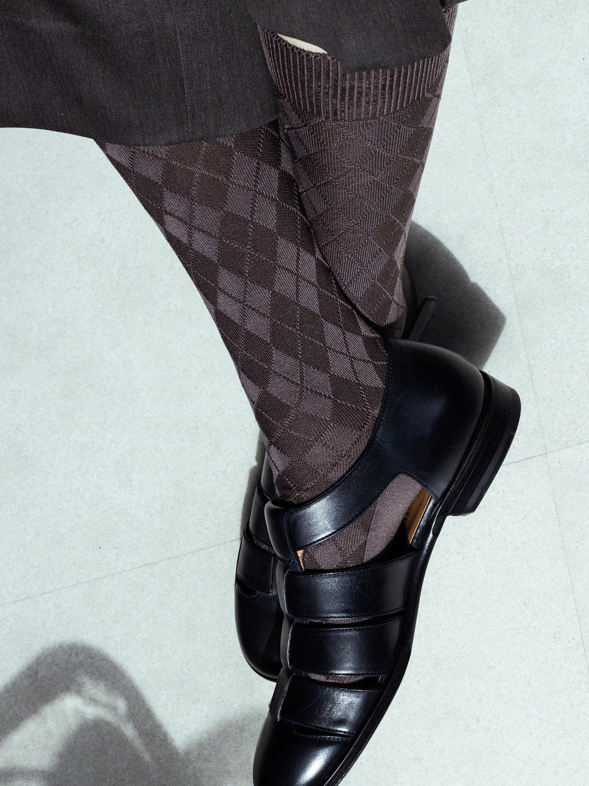 【Tabio MEN】NEWリンクス総ダイヤソックス