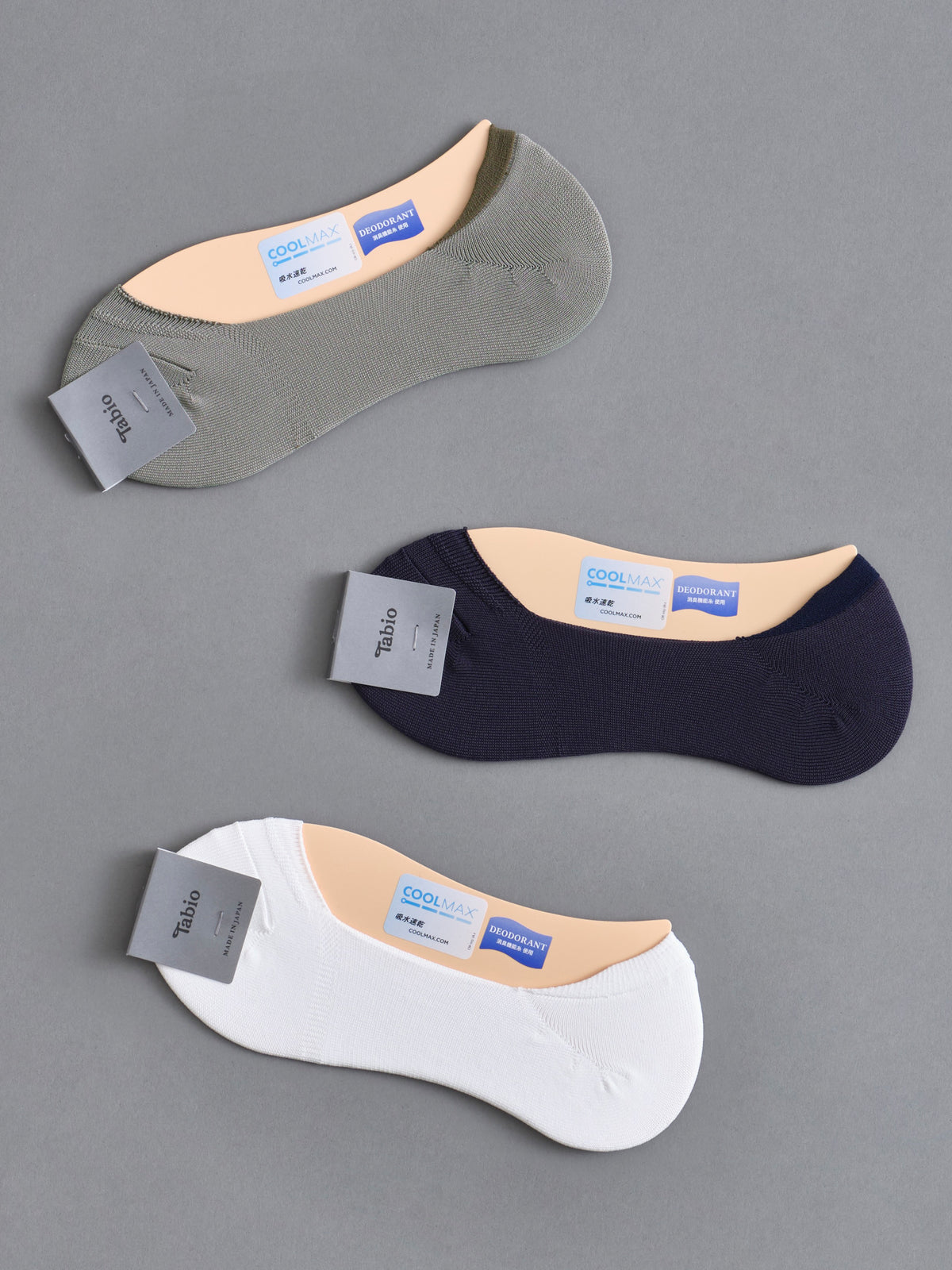 【Tabio MEN】GOODFOOT/超浅履き 脱げにくいカバーソックス