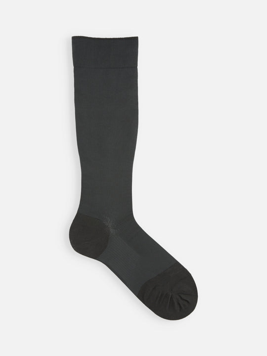 【Tabio MEN】ちょうどいいソフト着圧のノンパイルハイソックス / 23.0-25.0cm