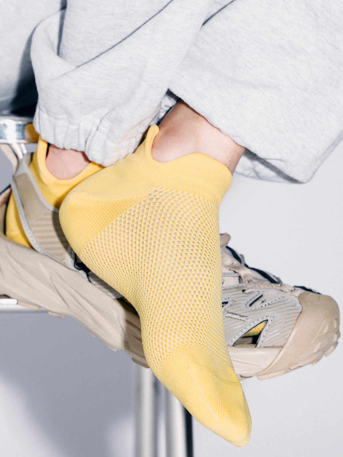 【Tabio MEN】DRYメッシュダブルガードスニーカー丈ソックス
