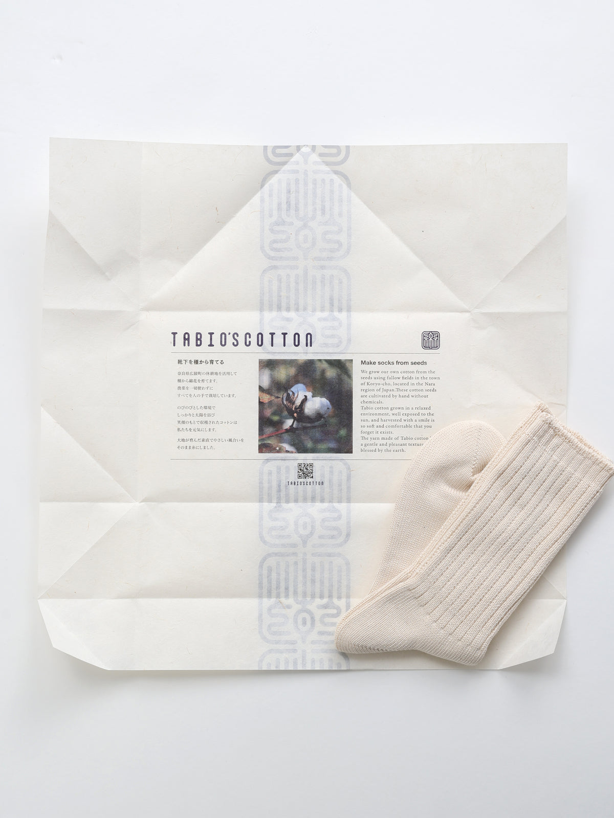 【WEB限定】TABIO’S COTTON クラッシックリブクルーソックス