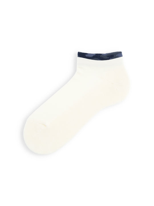 【Tabio MEN】ハイゲージパイル迷彩スニーカー丈ソックス