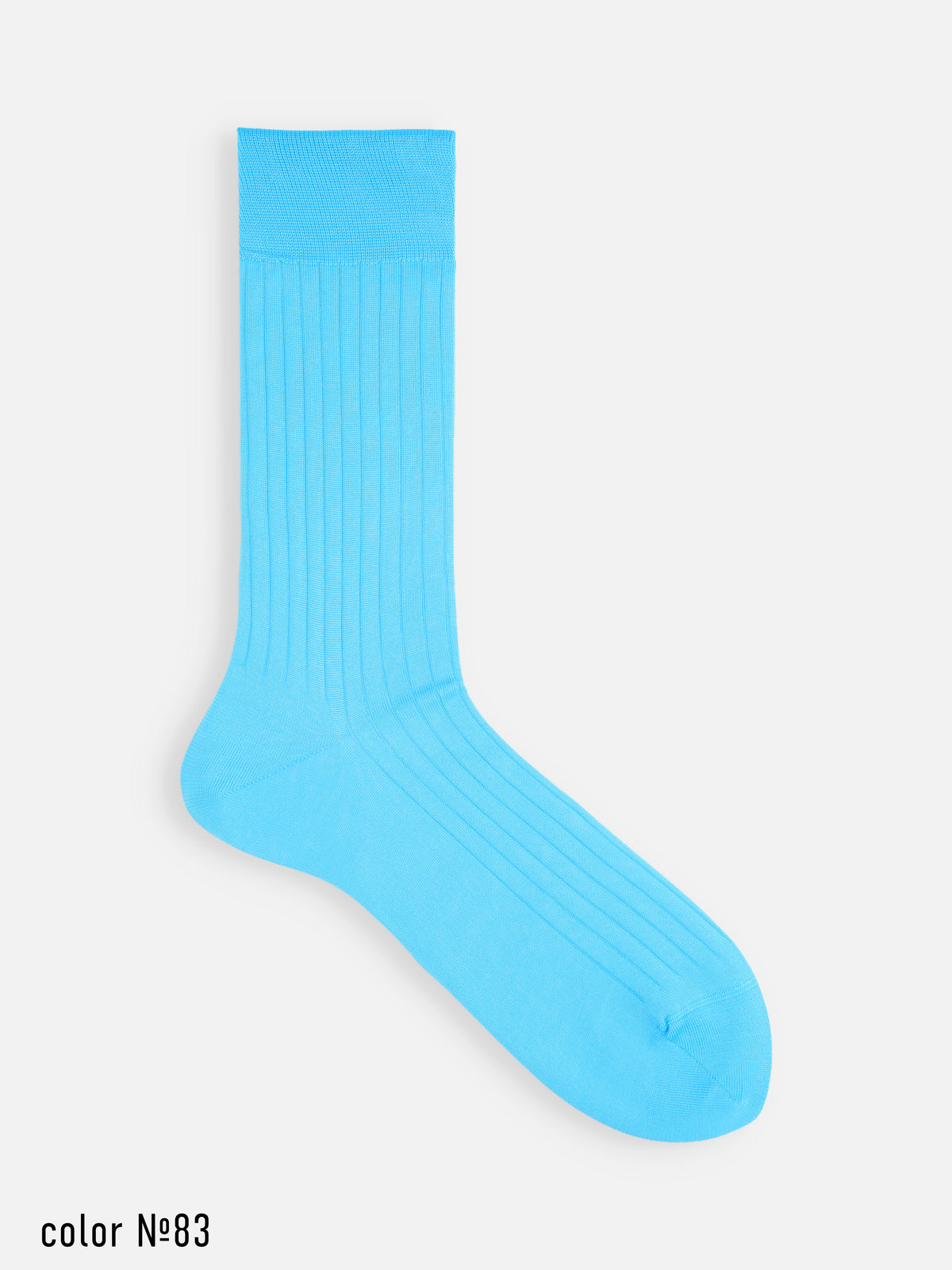 【Tabio MEN】表糸綿100%リブレギュラーソックス(25.0cm)
