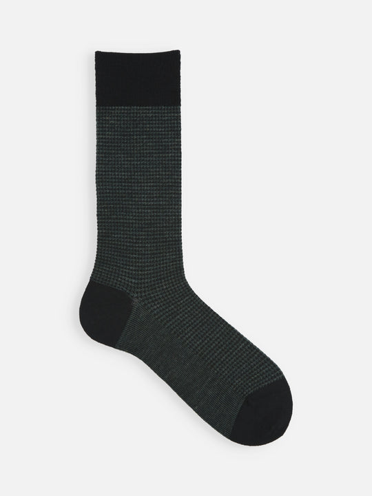 【Tabio MEN】ウールハウンドトゥースソックス(27.0~29.0cm)