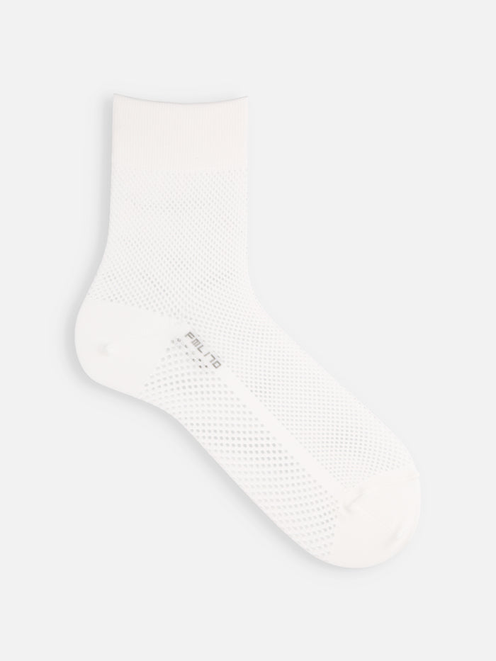 【Tabio MEN】軽い・涼しい・吸水・速乾 足裏までメッシュショートソックス/FULL MESH