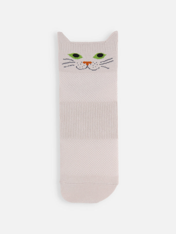 【冷感】クールCATメッシュショートソックス