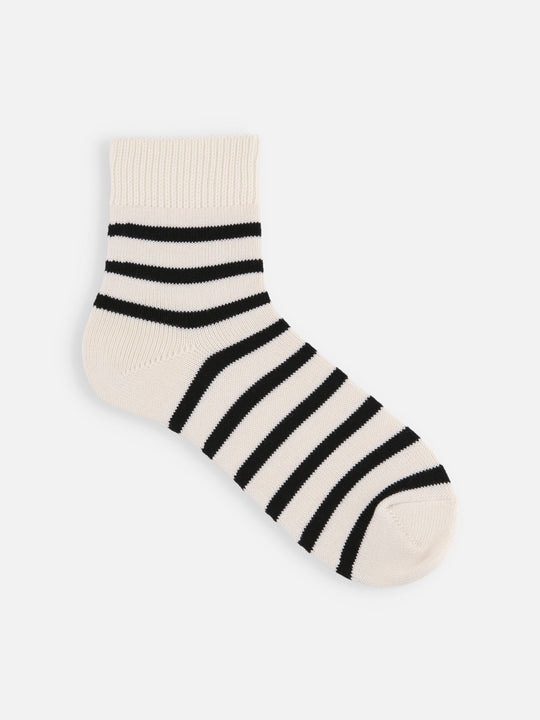 【Tabio MEN】バスクボーダーショートソックス