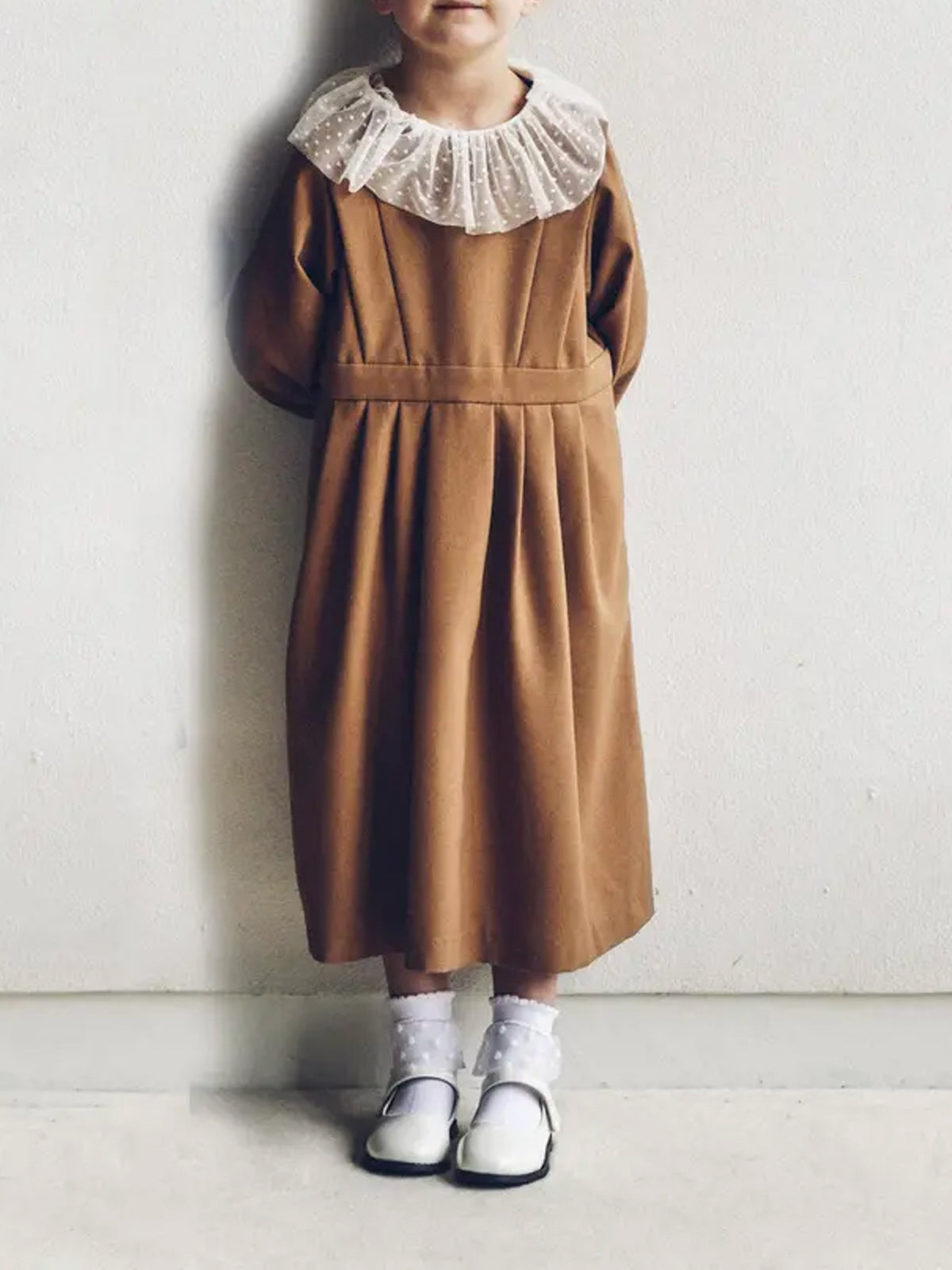 【ジュニアサイズ】チュールドット柄ショートソックス / 22-24cm
