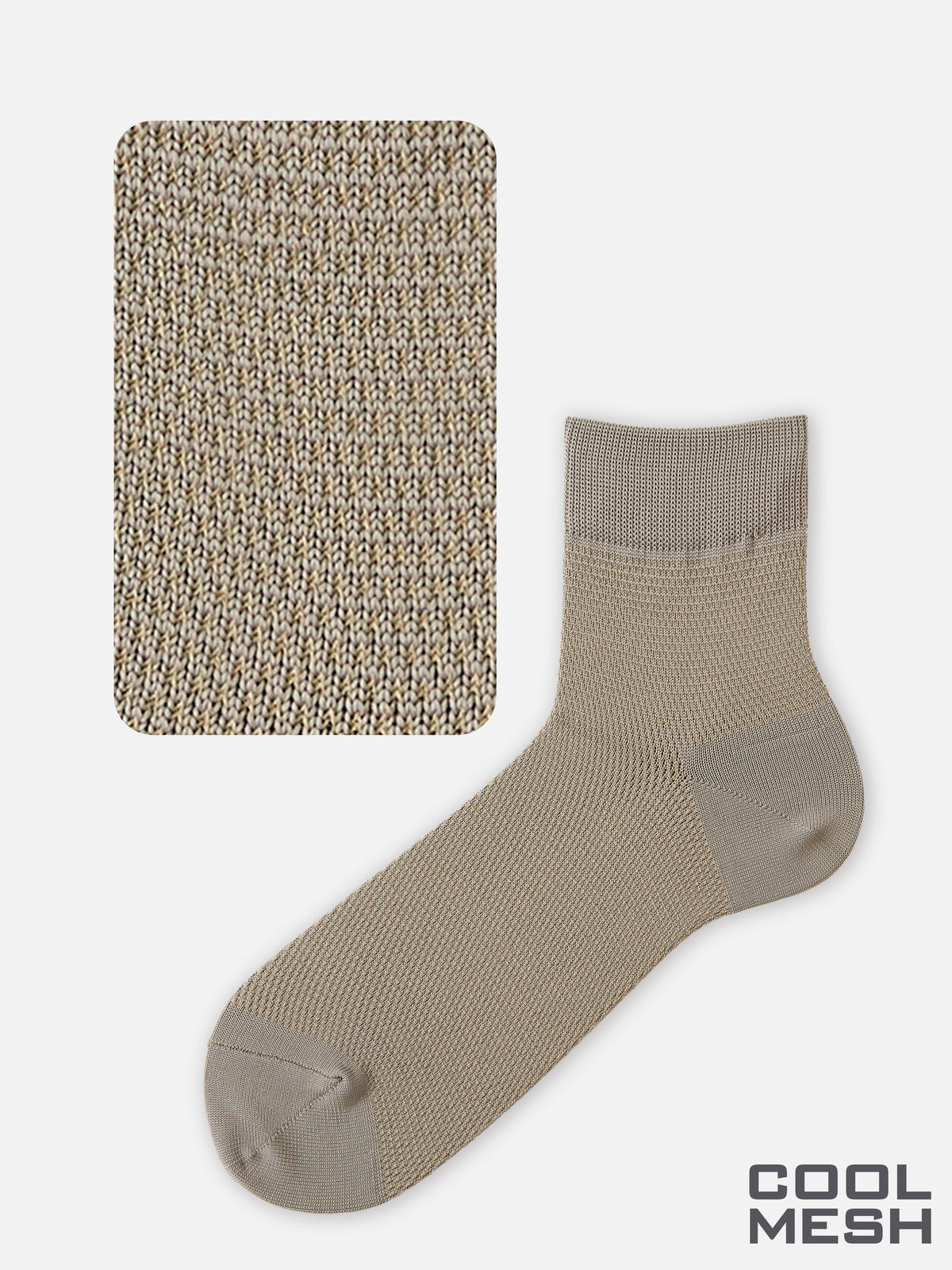 【Tabio MEN】消臭+COOLMESHショート丈ソックス