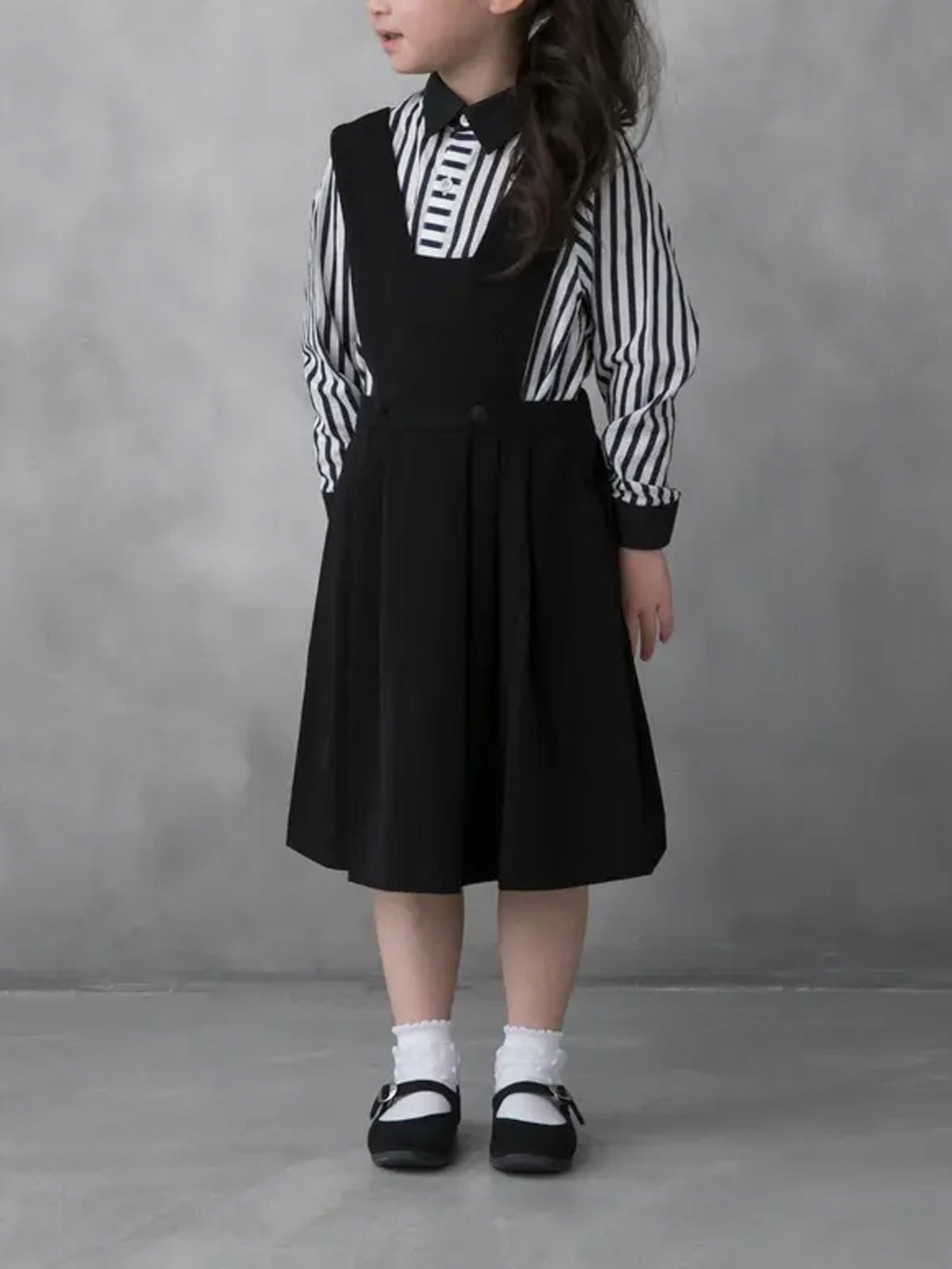 【ジュニアサイズ】チュールドット柄ショートソックス / 22-24cm