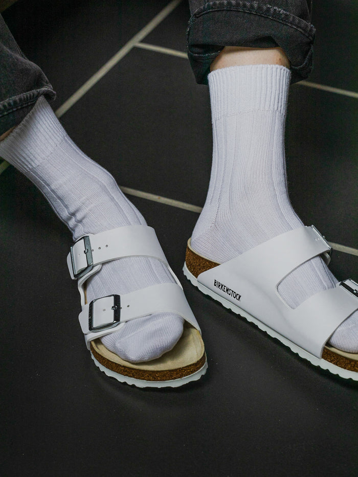 【Tabio MEN】ベーシック太リブショートソックス