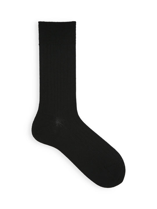 【Tabio MEN】ウール6×2リブソックス(27.0~29.0cm)