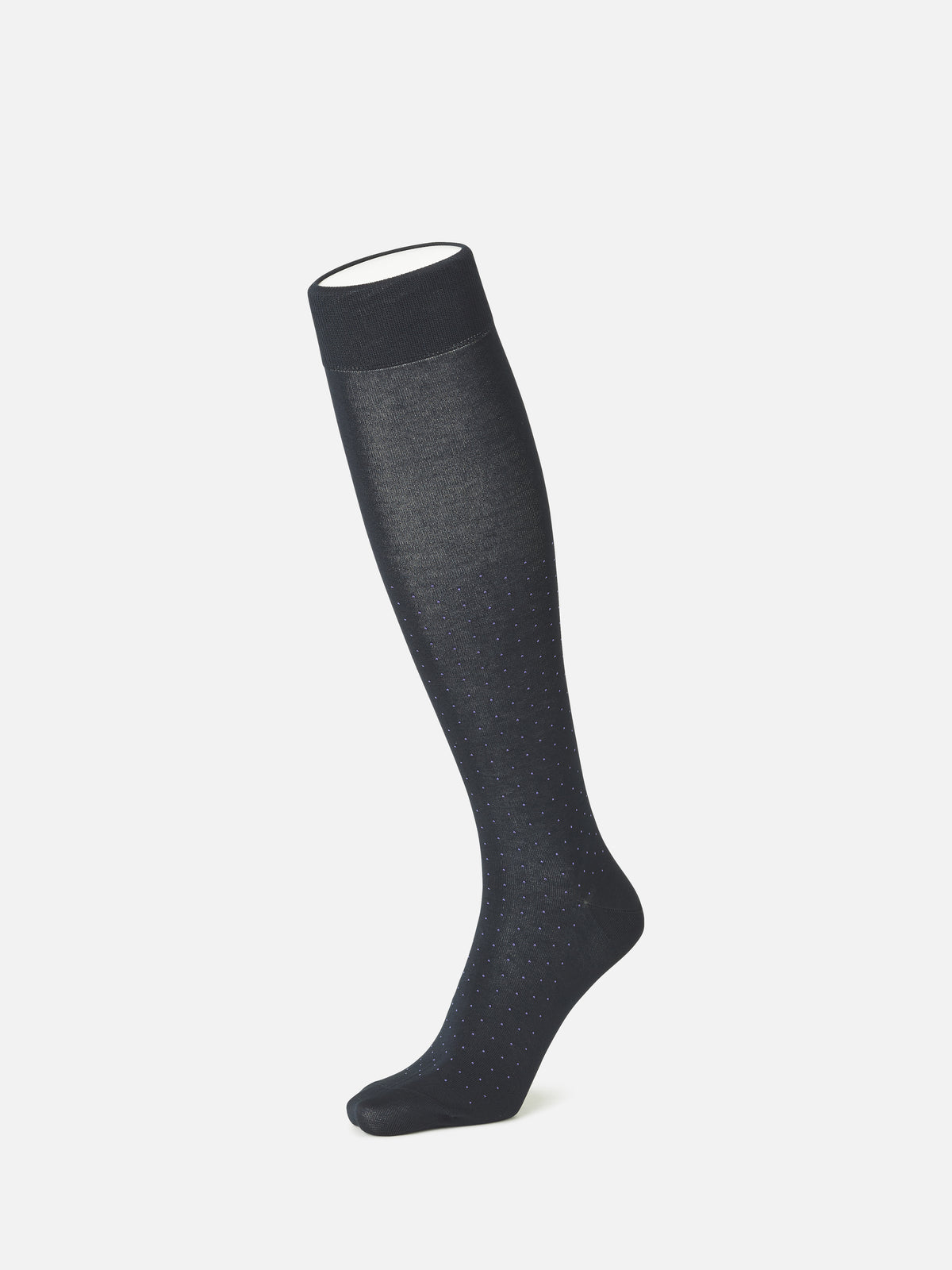 【Tabio MEN】定番/ピンドット柄ビジネスハイソックス(27.0~29.0cm)