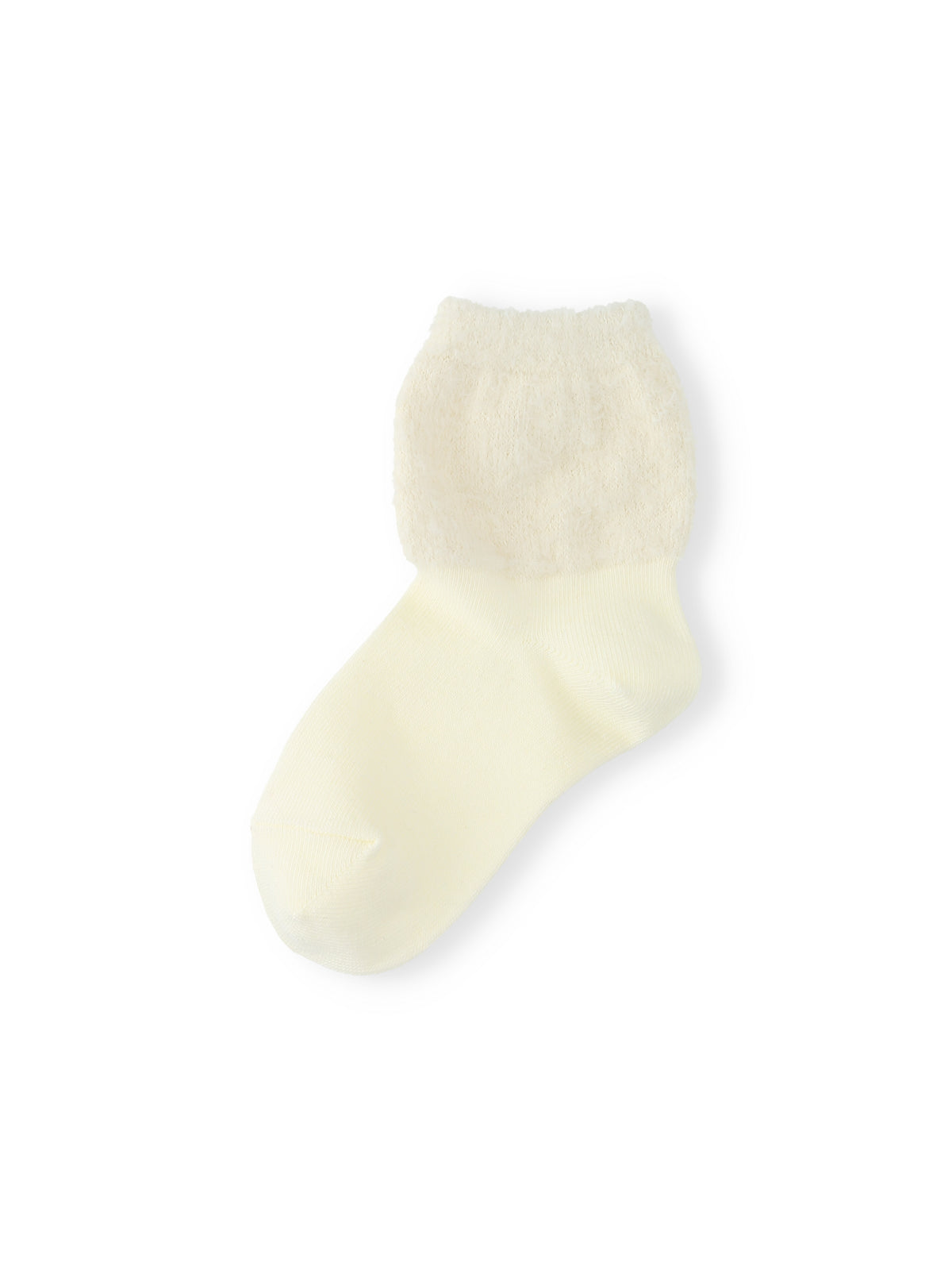 【3足1,485円】トップ切替モールショートソックス / 19-21cm - キナリ