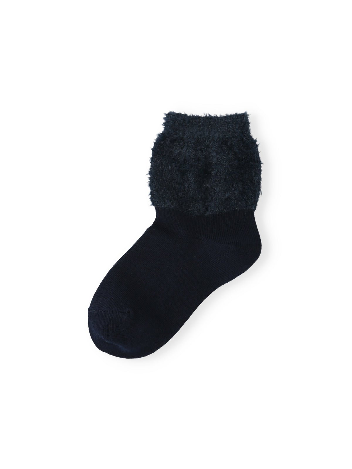 【3足1,485円】トップ切替モールショートソックス / 19-21cm - コン