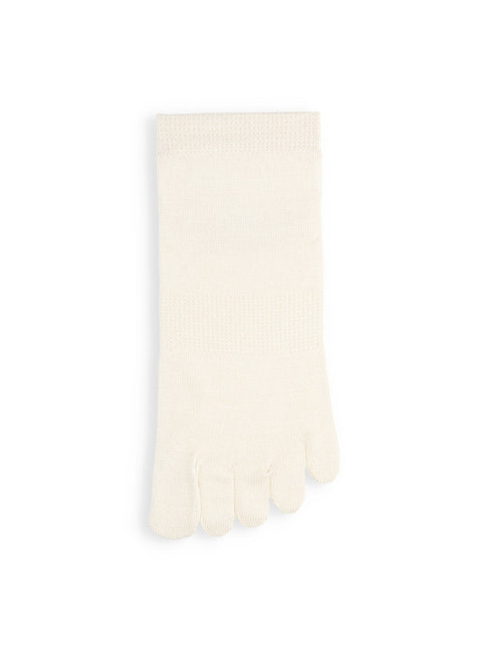 【絹肌Labo】シルク混 五本指ショートソックス / 24.0-26.0cm