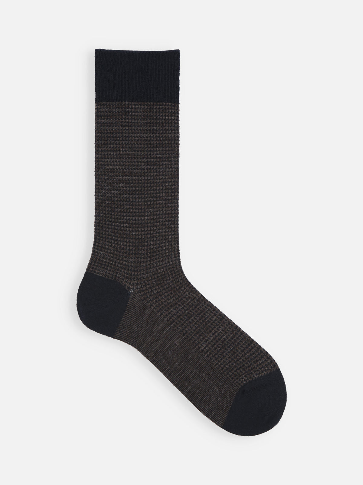 【Tabio MEN】ウールハウンドトゥースソックス(27.0～29.0cm)