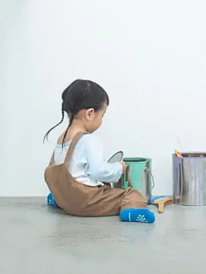 キッズ 表糸綿100％毛玉が出来にくいショートソックス滑り止め付/13-15cm