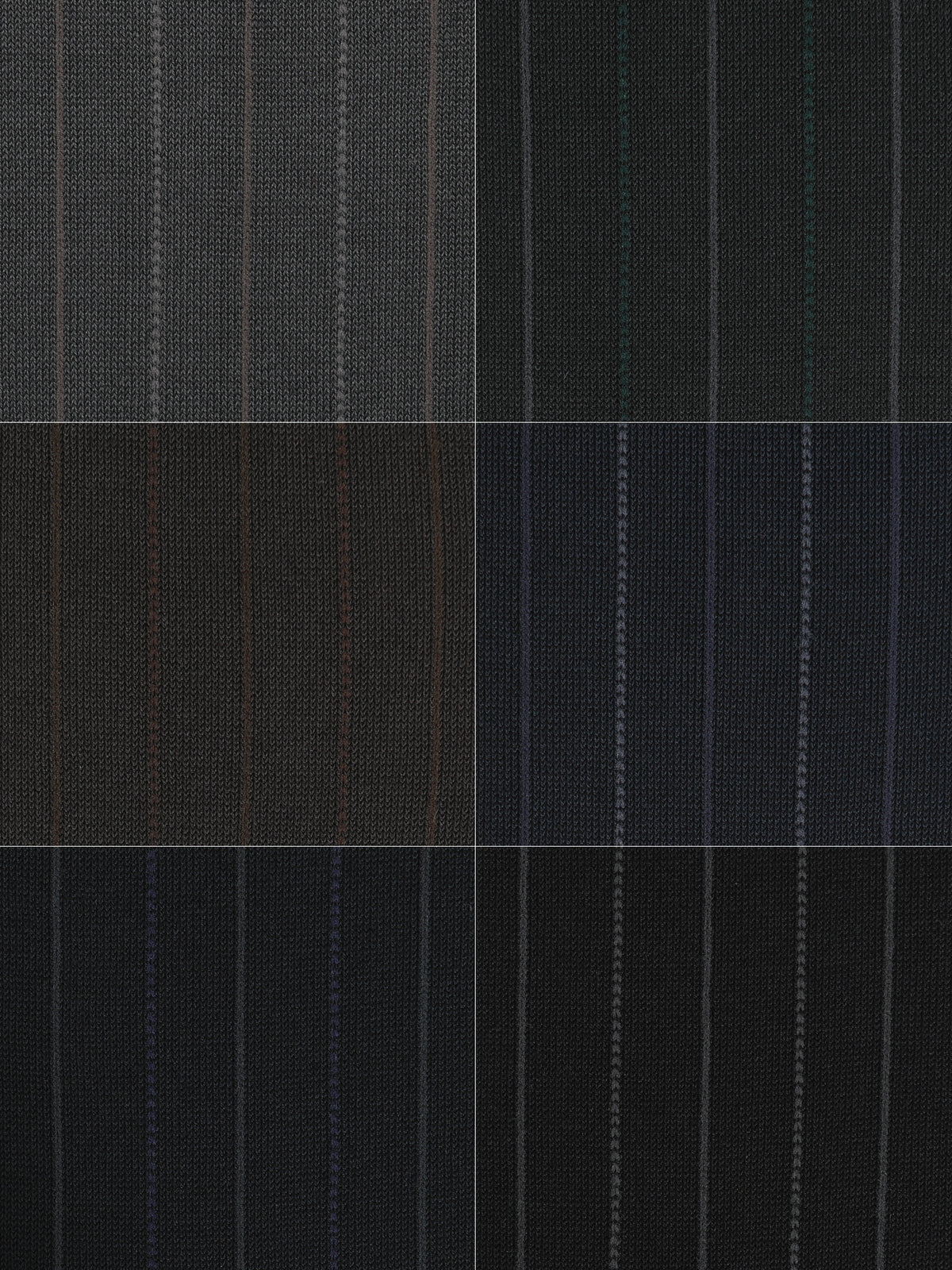 【Tabio MEN】連続シルケットストライプハイソックス(27.0～29.0cm)