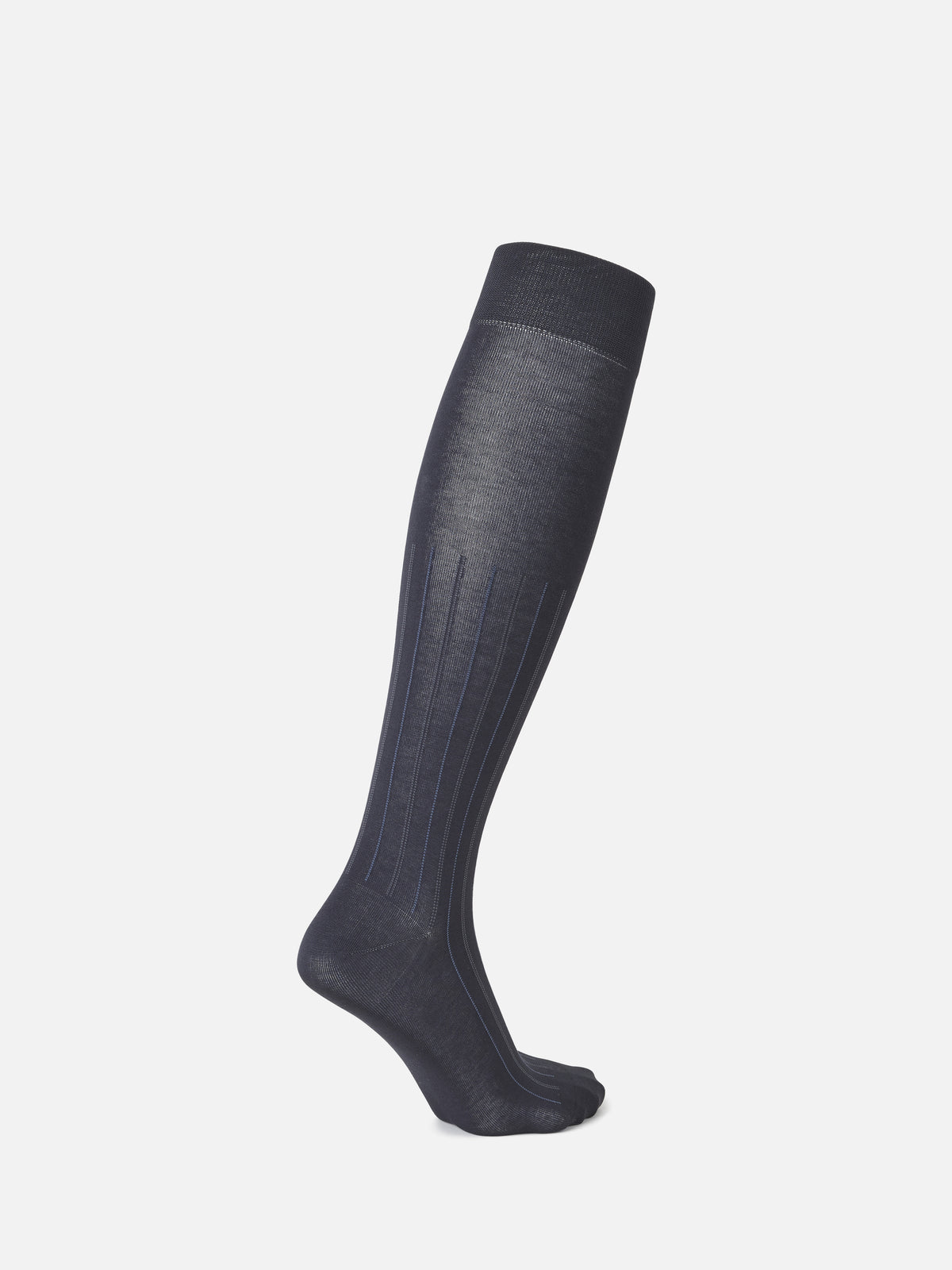 【Tabio MEN】定番/チョークストライプロングホーズ(27.0～29.0cm)