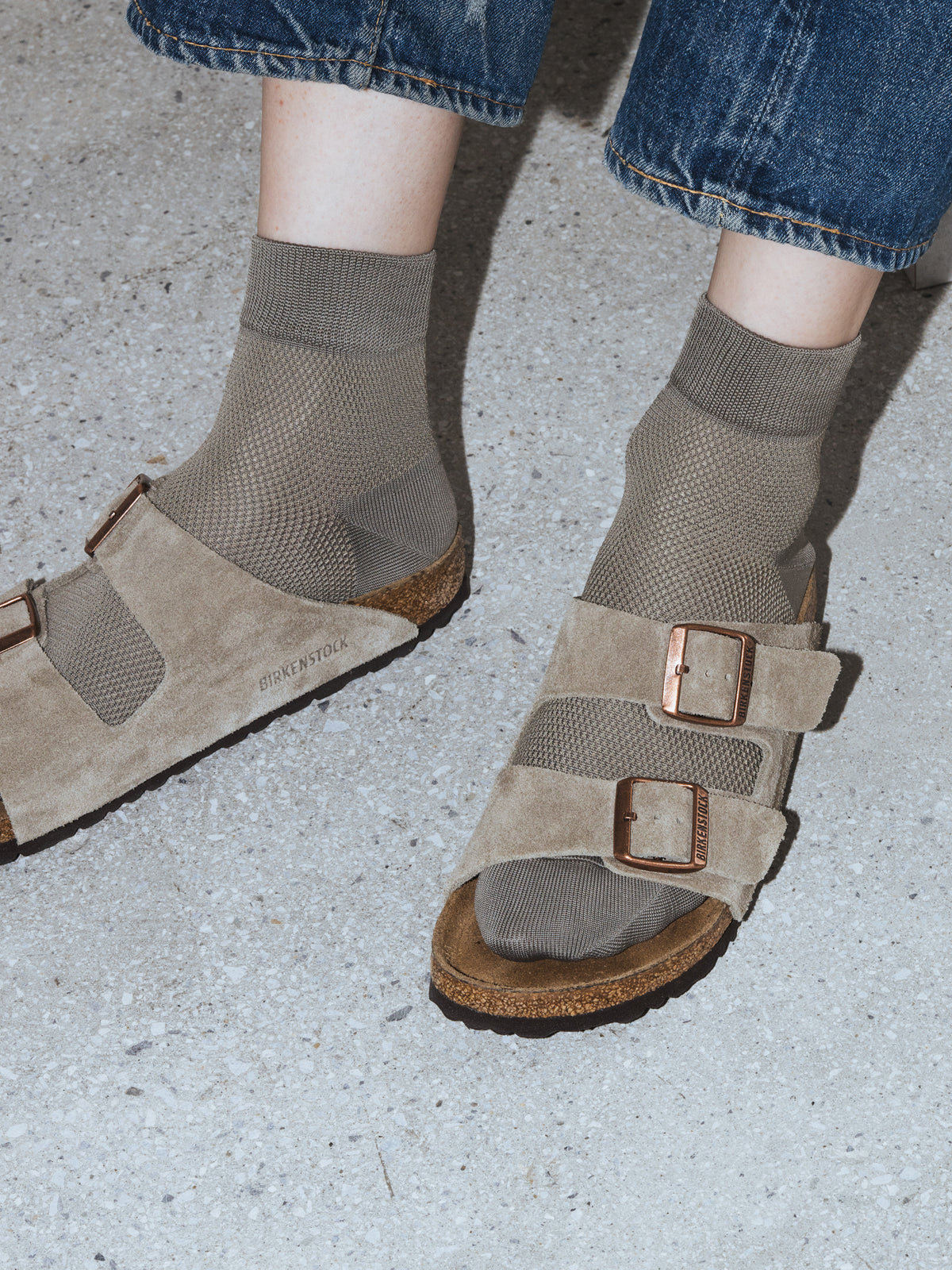 【Tabio MEN】消臭＋COOLMESHショート丈ソックス