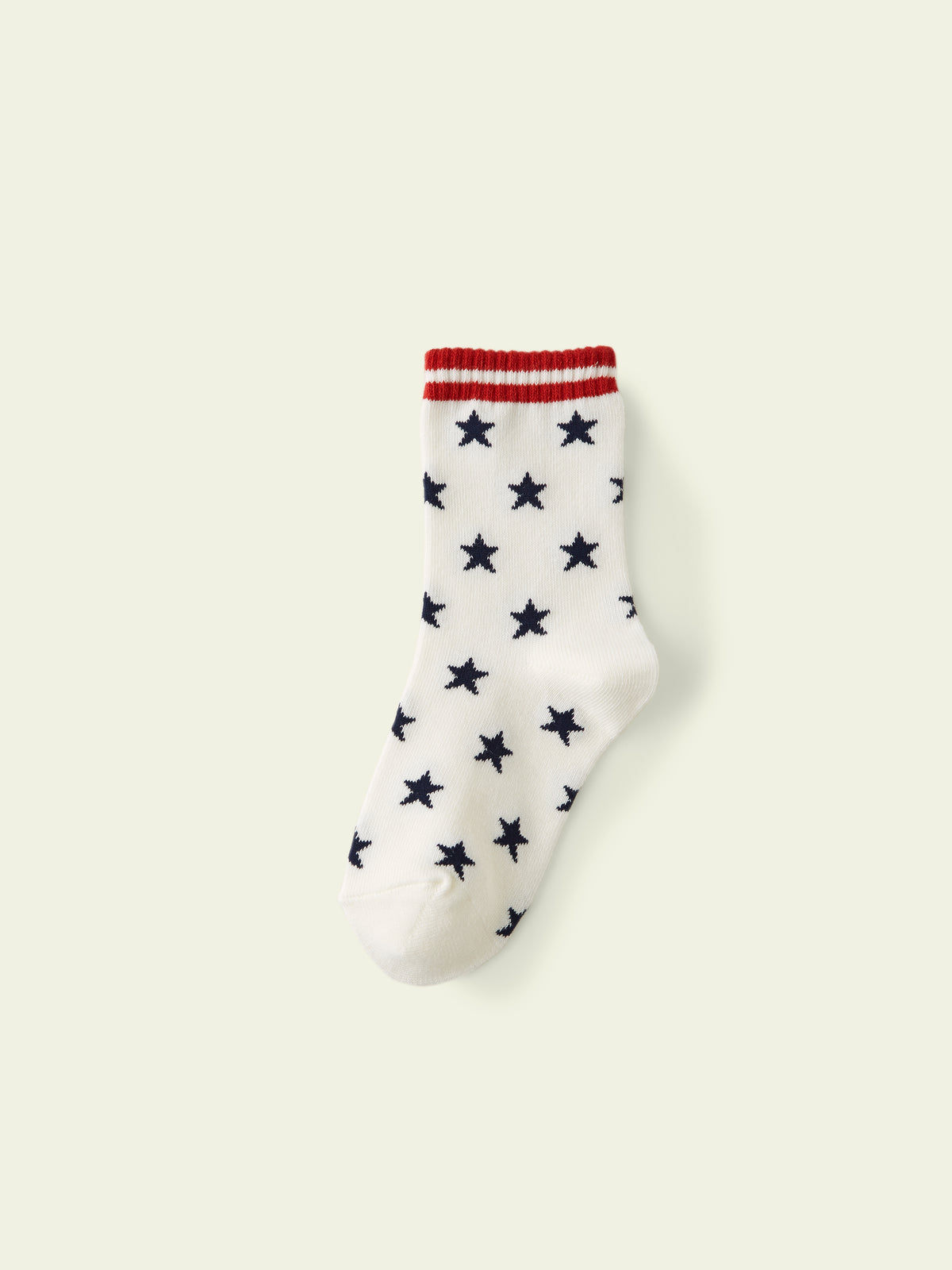 【3足1,485円】キッズ ライン星柄ソックス / 19-21cm
