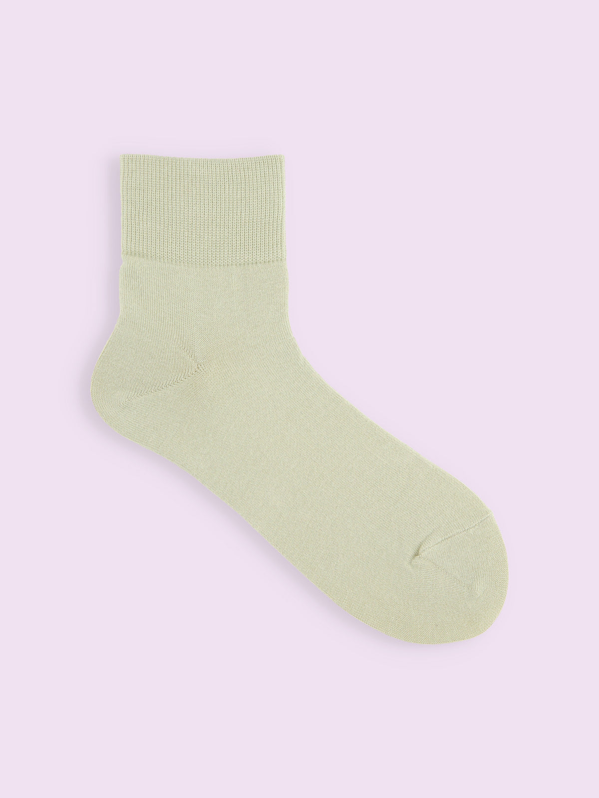 【3足1,485円】無地ベタゴム長ショートソックス