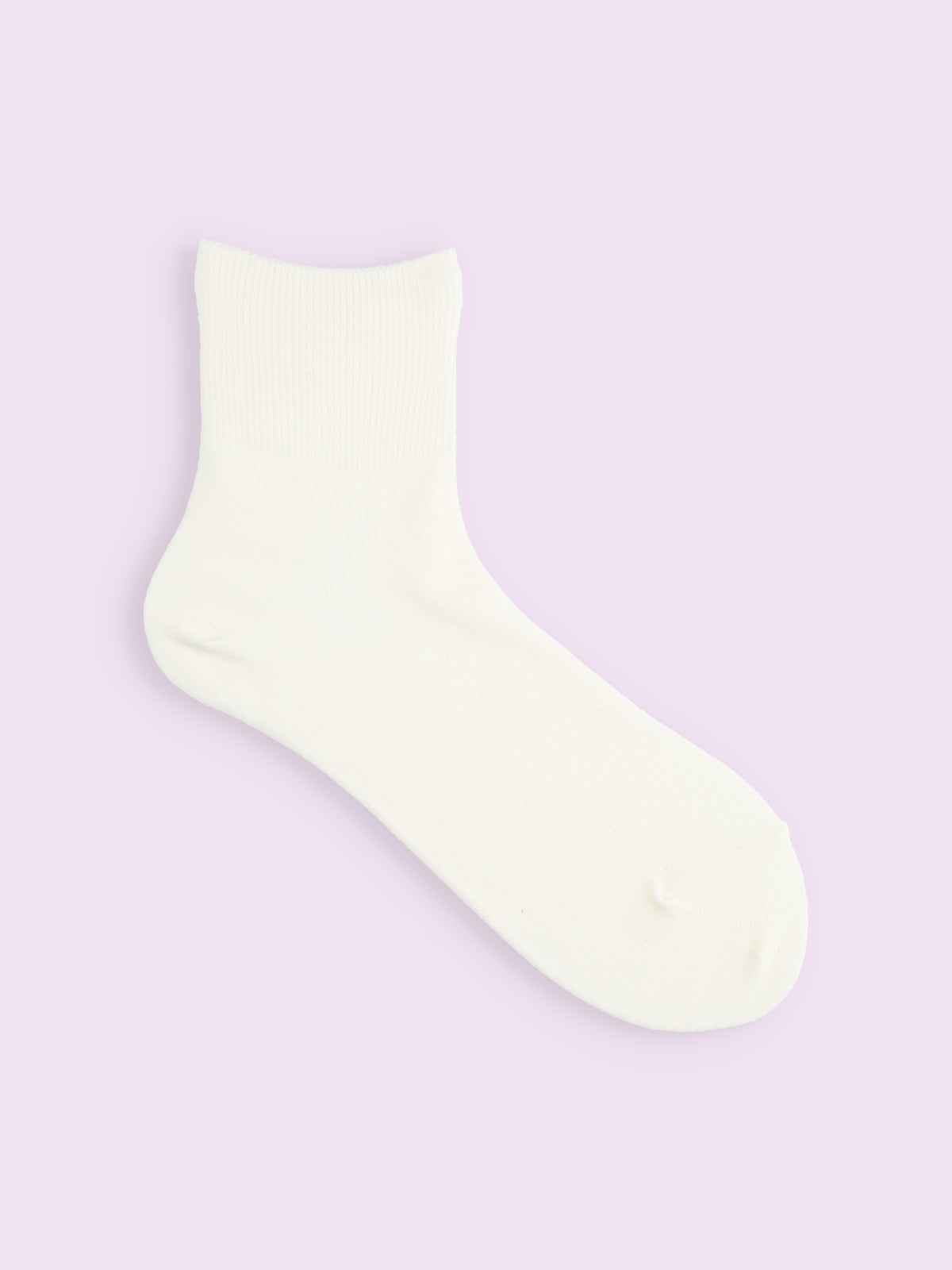 【3足1,485円】履き口ゆったりリブベタショートソックス