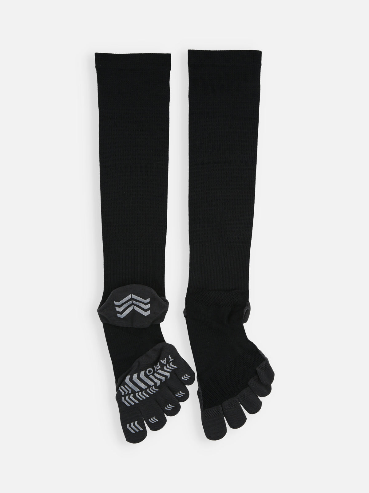 【WEB限定】レーシングラン五本指ソックス コンプレッションハイソックス / 27-29cm - クロ