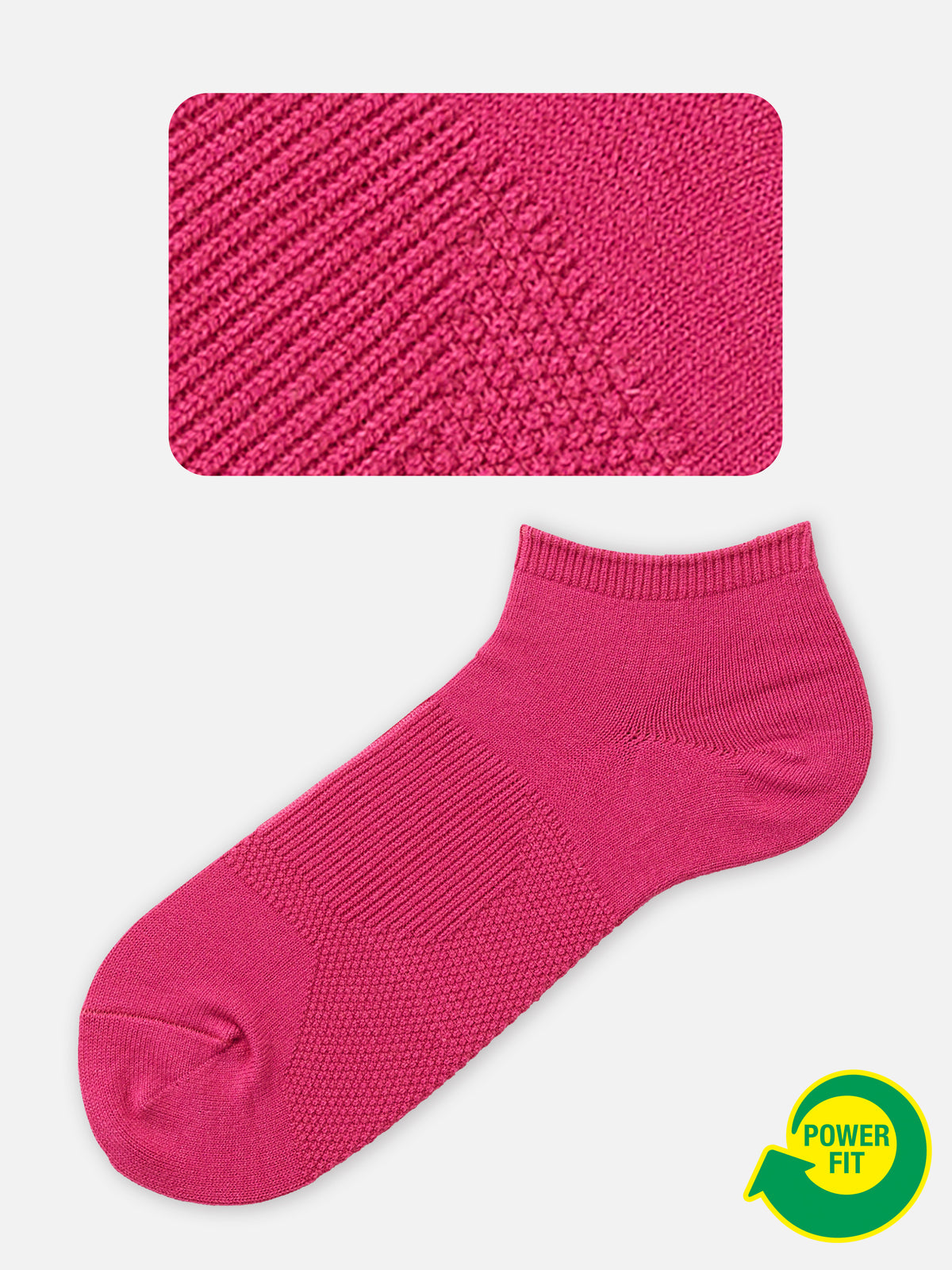 【Tabio MEN】パワーフィットスニーカー丈ソックス