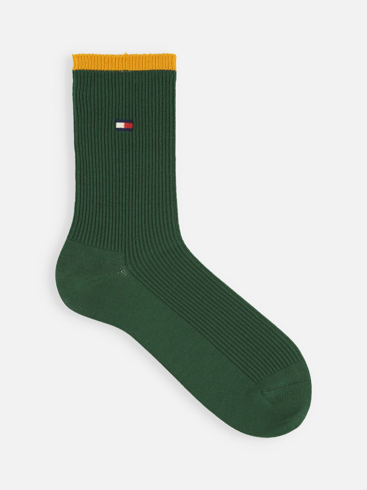 【MEN】TOMMY HILFIGER シグネチャーフラッグソックス - グリーン