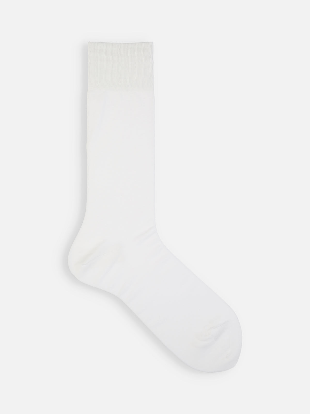 【Tabio MEN】【定番】ピマコットンブレンド無地ドレスソックス - サラシ