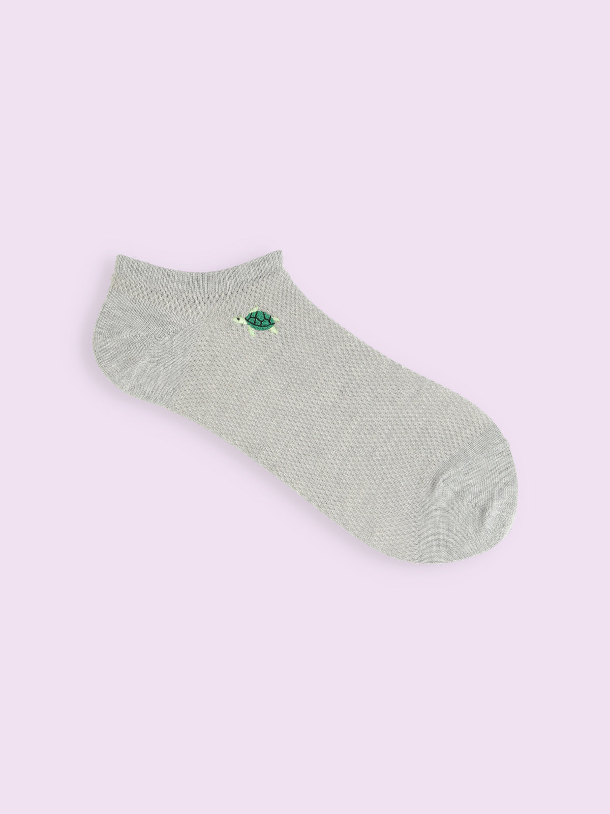 【3足1,485円】メッシュいろいろ刺繍スニーカー丈ソックス