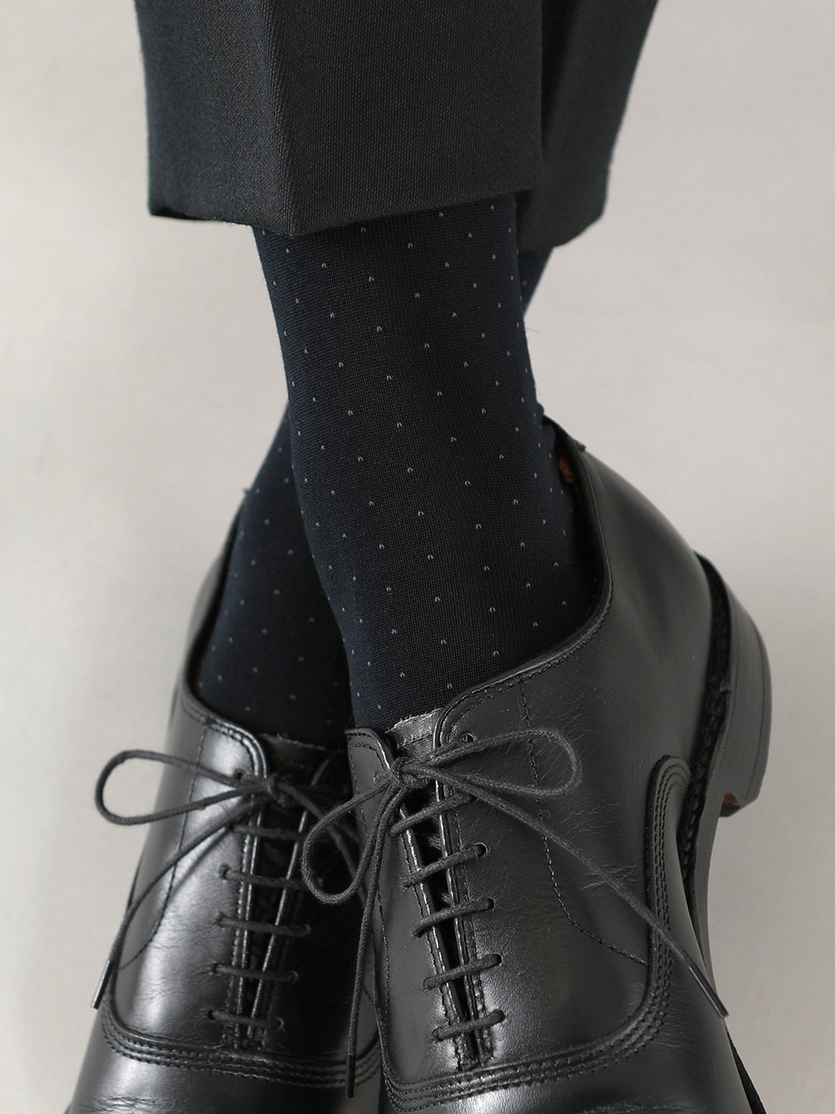 【Tabio MEN】綿ピンドット柄ソックス(27.0～29.0cm)