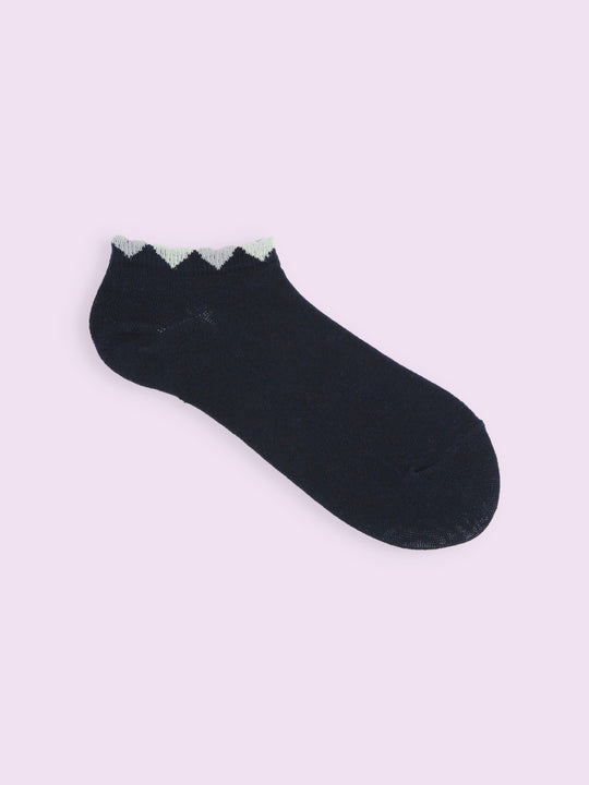 【3足1,485円】ゴム口たっぷりハートスニーカー丈ソックス