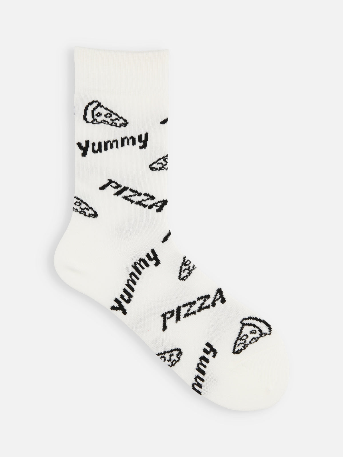 PIZZAソックス - オフ+クロ