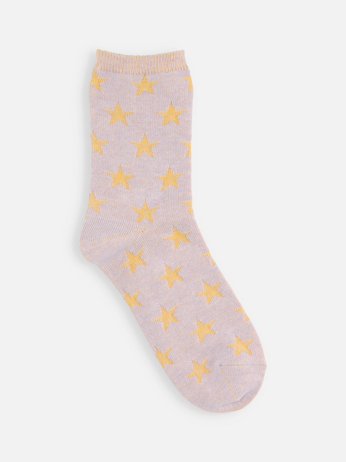 【キッズ】星柄リンクスソックス / 19-21cm - ライラック