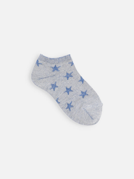 【キッズ】星柄リンクススニーカー丈ソックス / 19-21cm