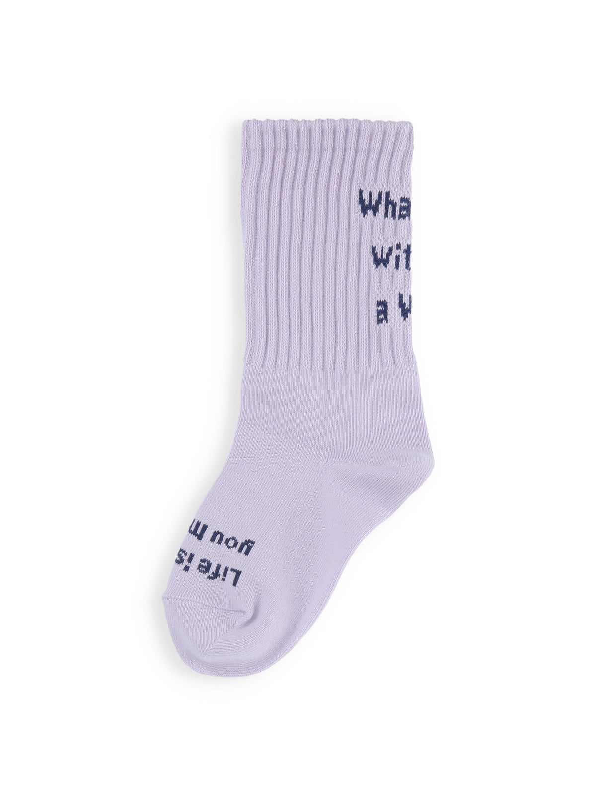 【キッズ】メッセージロゴソックス / 19-21cm