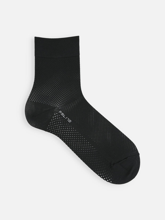 【Tabio MEN】軽い・涼しい・吸水・速乾　足裏までメッシュショートソックス/FULL MESH