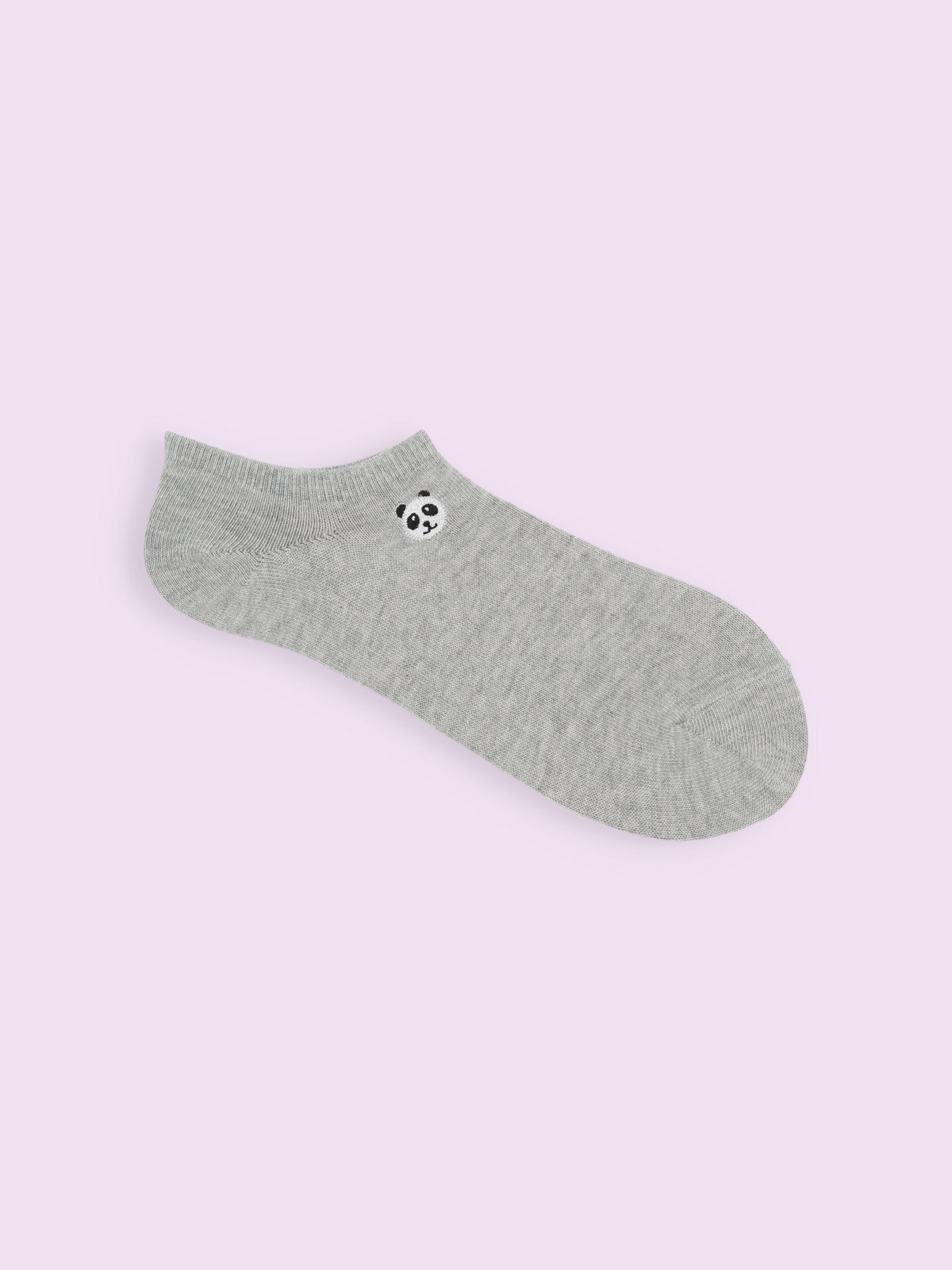 【3足1,485円】いろいろ刺繡スニーカー丈ソックス - パンダ